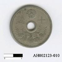 藏品(日本十錢硬幣)的圖片